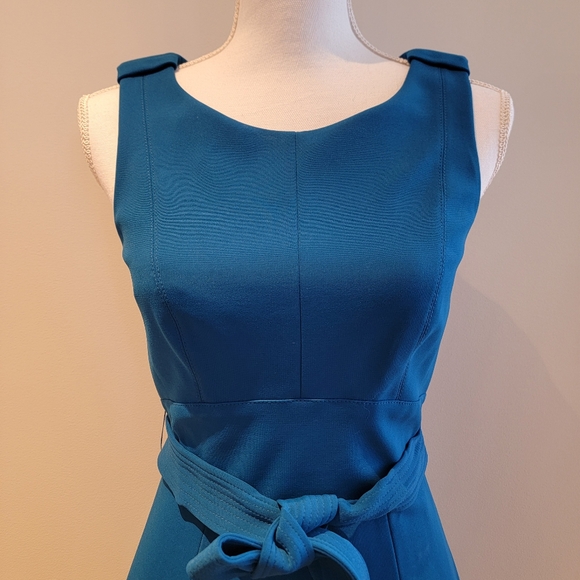 🖤KAREN MILLEN BLUE A LINE DRESS - Picture 3 of 12